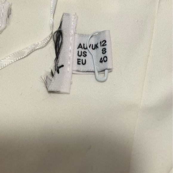 NOVELLA MINI DRESS WHITE by Princes Polly Size 8 - Picture 2 of 4